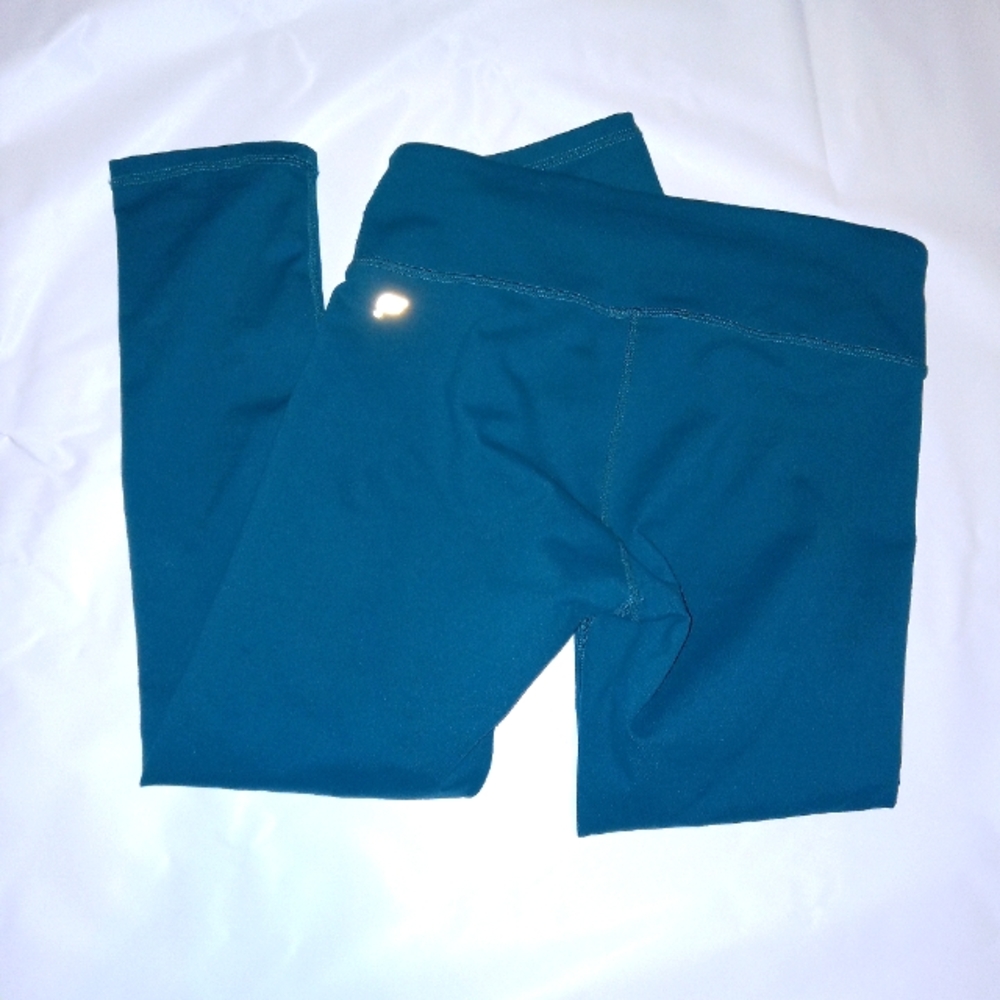 Fabletics teal leggings size xxs